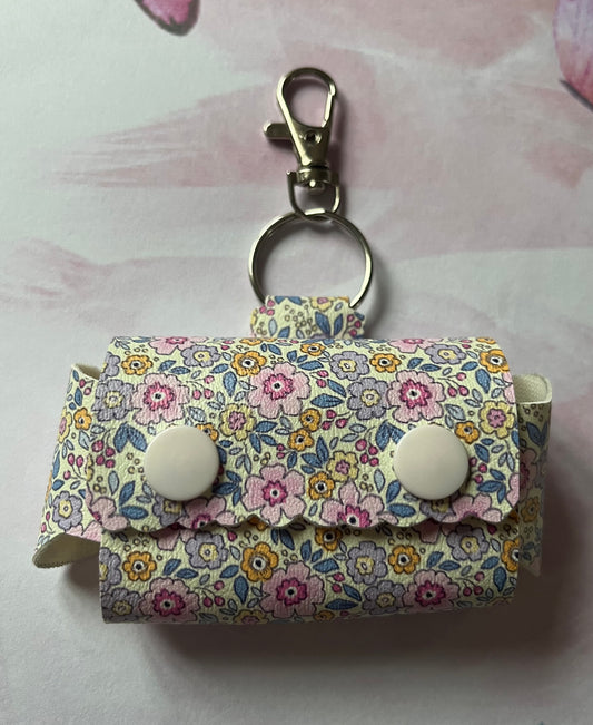 Ditty floral doggy poop bag holder